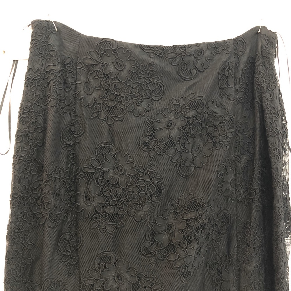 Heidi Wiesel Black Long Formal Skirt